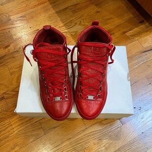Balenciaga Red leather Sneakers 39